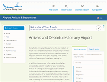 Tablet Screenshot of airport-arrivals-departures.com